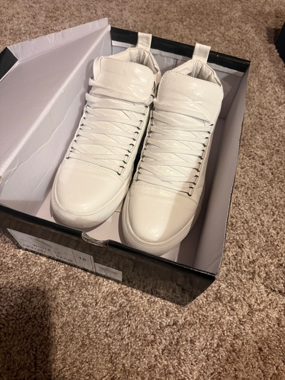 Beverly Hills polo club  White High-Top Men's Sneakers